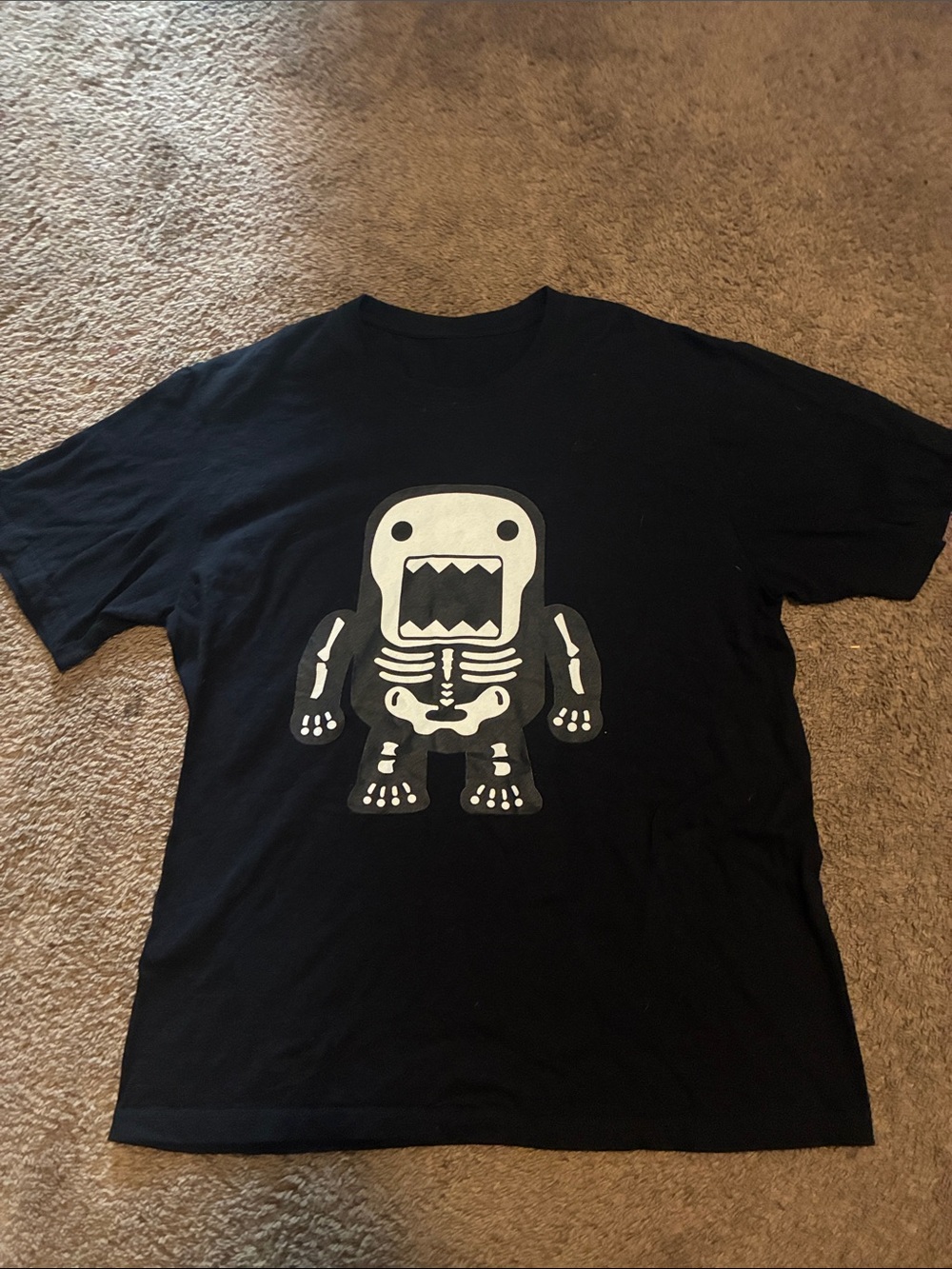 Y2k Domo skeleton shirt